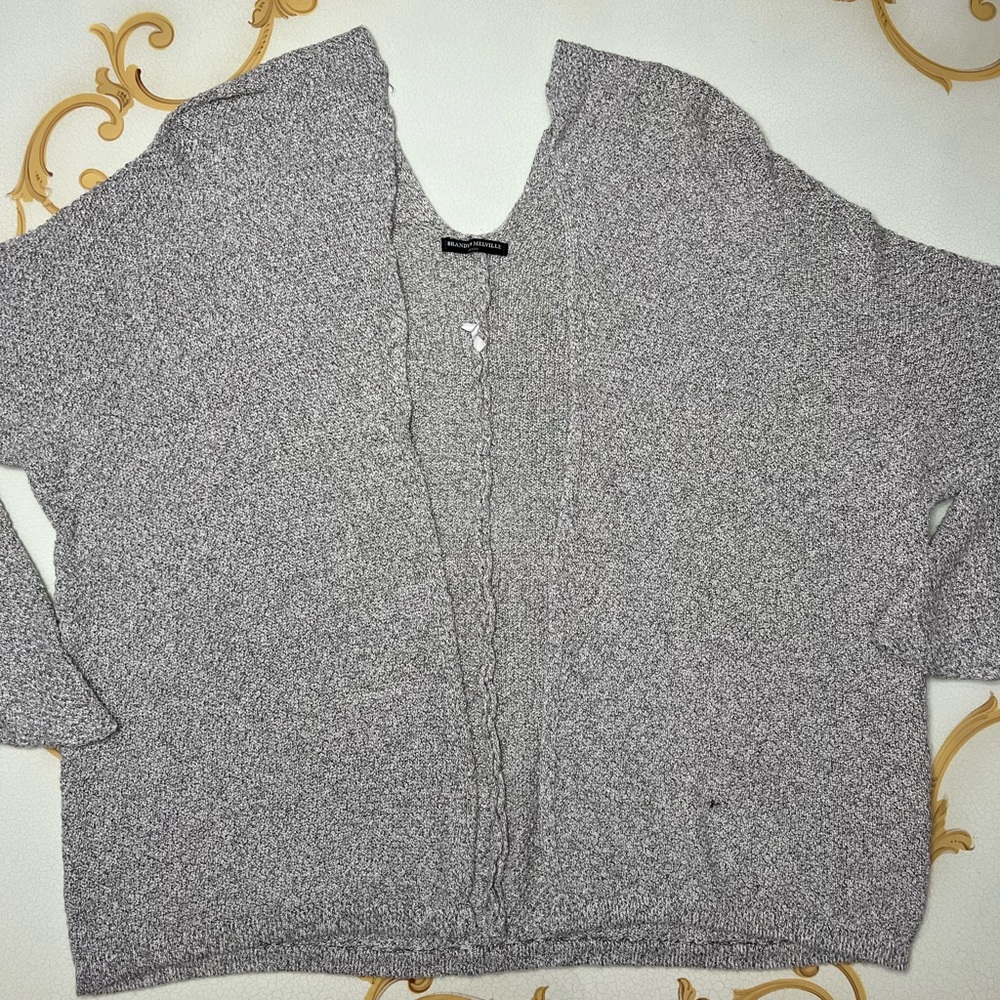 Heather Grey Cardigan from Brandy Melville